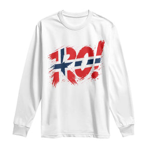 Ro Norway Viking Norwegian Flag Nordic Pride Long Sleeve Shirt