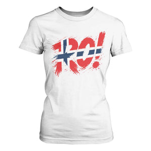 Ro Norway Viking Norwegian Flag Nordic Pride T Shirt For Women