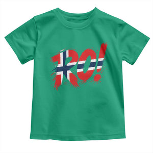 Ro Norway Viking Norwegian Flag Nordic Pride Toddler T Shirt