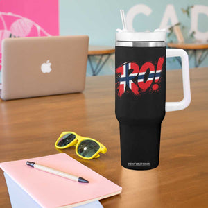 Ro Norway Viking Norwegian Flag Nordic Pride Tumbler With Handle TS10 Print Your Wear