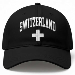 Switzerland Flag Vintage Baseball Cap Swiss Retro Vintage