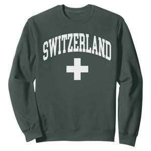Switzerland Flag Vintage Sweatshirt Swiss Retro Vintage