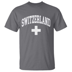 Switzerland Flag Vintage T Shirt Swiss Retro Vintage