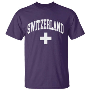 Switzerland Flag Vintage T Shirt Swiss Retro Vintage
