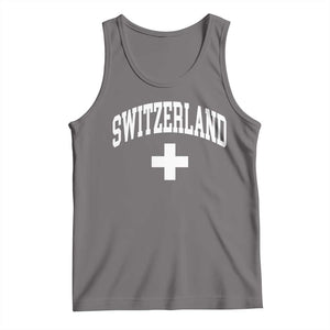 Switzerland Flag Vintage Tank Top Swiss Retro Vintage