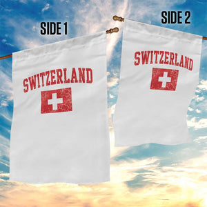 Switzerland Fan Garden Flag Vintage Retro Swiss Cross Flag TS10 Print Your Wear