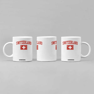 Switzerland Fan Coffee Mug Vintage Retro Swiss Cross Flag TS10 Print Your Wear