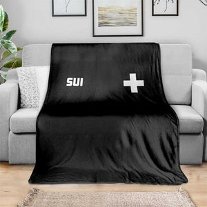 Switzerland Throw Blanket Retro Swiss Flag TS10 Print Your Wear