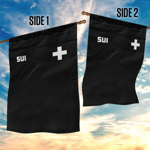 Switzerland Garden Flag Retro Swiss Flag TS10 Print Your Wear
