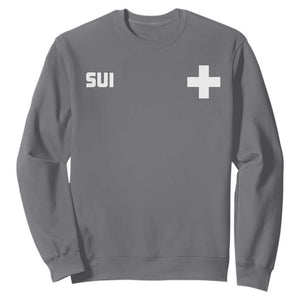 Switzerland Sweatshirt Retro Swiss Flag