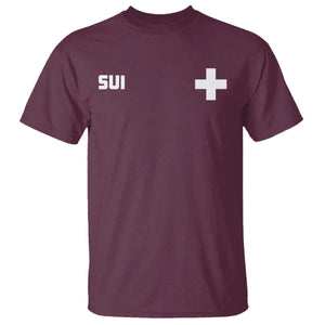 Switzerland T Shirt Retro Swiss Flag