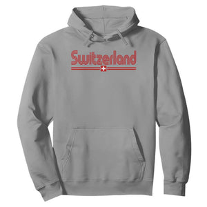 Switzerland Fan Retro Vintage Flag Hoodie