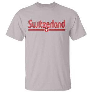 Switzerland Fan Retro Vintage Flag T Shirt