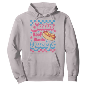 Hotdog Eatin Beef Blastin Queefs Inappropriate Hoodie Retro Groovy Hotdog Meme Funny Cringe Offensive Humor