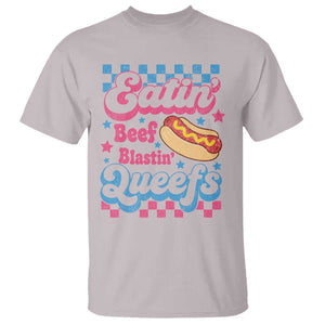 Hotdog Eatin Beef Blastin Queefs Inappropriate T Shirt Retro Groovy Hotdog Meme Funny Cringe Offensive Humor