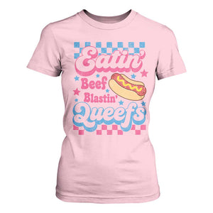 Hotdog Eatin Beef Blastin Queefs Inappropriate T Shirt For Women Retro Groovy Hotdog Meme Funny Cringe Offensive Humor