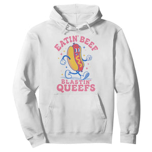 Hotdog Eatin Beef Blastin Queefs Inappropriate Hoodie Funny Cringe Offensive Humor