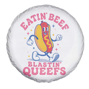 Hotdog Eatin Beef Blastin Queefs Inappropriate Spare Tire Cover Funny Cringe Offensive Humor