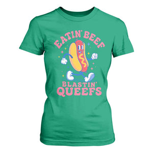 Hotdog Eatin Beef Blastin Queefs Inappropriate T Shirt For Women Funny Cringe Offensive Humor