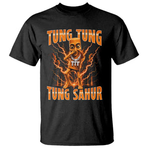 Tung Tung Tung Sahur is Calling Scuba Dance Meme T Shirt Italian Brainrot TS10 Black Print Your Wear