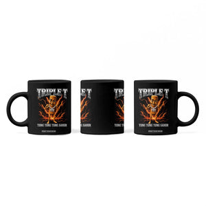 Triple T Tung Tung Tung Sahur Brainrot Meme Coffee Mug TS10 Print Your Wear