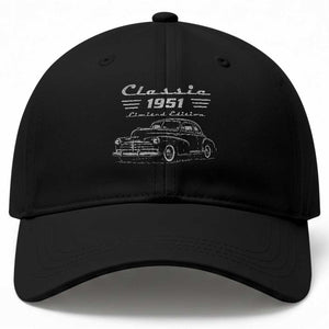 75th Birthday Baseball Cap Vintage Retro Car Classic 1951 75 Year Old Gift