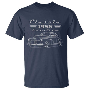 70th Birthday T Shirt Vintage Retro Car Classic 1956 70 Year Old Gift