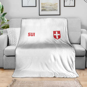Switzerland Throw Blanket Vintage Retro Swiss Flag TS10 Print Your Wear