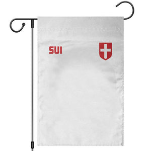 Switzerland Garden Flag Vintage Retro Swiss Flag TS10 White Print Your Wear