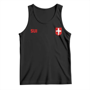 Switzerland Tank Top Vintage Retro Swiss Flag