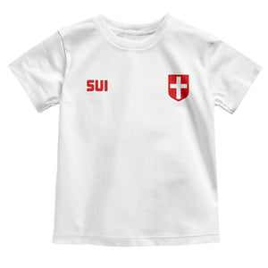 Switzerland Toddler T Shirt Vintage Retro Swiss Flag