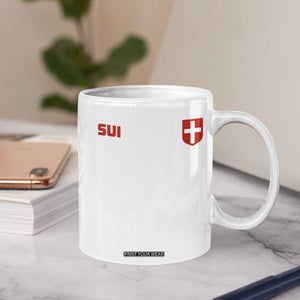 Switzerland Coffee Mug Vintage Retro Swiss Flag TS10 Print Your Wear