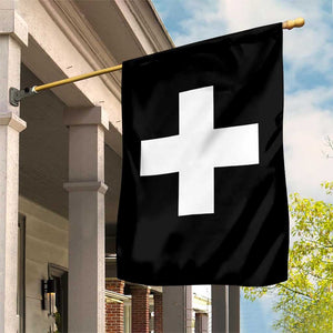 Swiss Vintage Cross Flag Switzerland Garden Flag TS10 Print Your Wear
