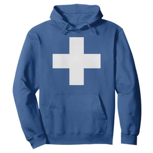 Swiss Vintage Cross Flag Switzerland Hoodie