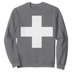 Swiss Vintage Cross Flag Switzerland Sweatshirt