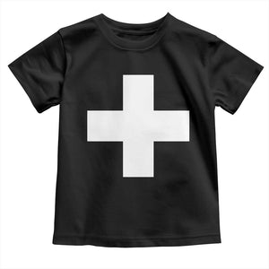 Swiss Vintage Cross Flag Switzerland Toddler T Shirt