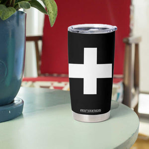 Swiss Vintage Cross Flag Switzerland Tumbler Cup TS10 Print Your Wear