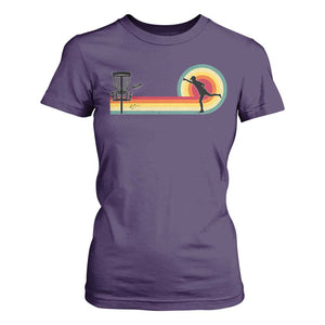 Disc Golf Retro T Shirt For Women Vintage Frisbee Golf Player TS10 Purple Print Your Wear