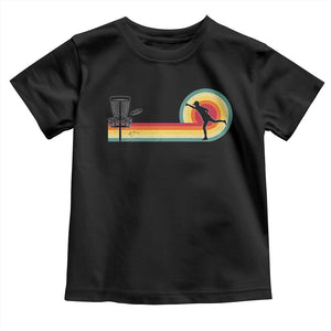 Disc Golf Retro Toddler T Shirt Vintage Frisbee Golf Player TS10 Black Print Your Wear