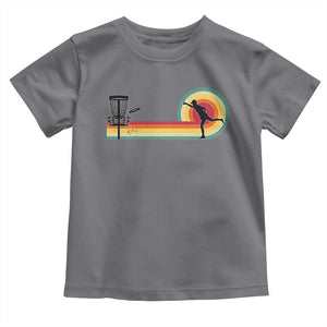 Disc Golf Retro Toddler T Shirt Vintage Frisbee Golf Player TS10 Charcoal Print Your Wear