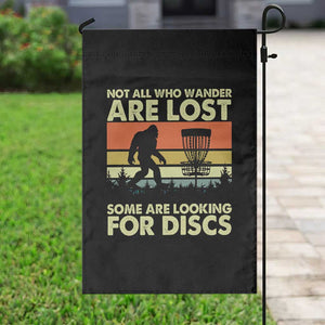 Funny Disc Golf Bigfoot Garden Flag Vintage Sasquatch Sports Golfer Dad Frisbee TS10 Print Your Wear