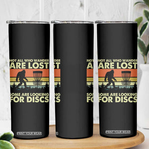 Funny Disc Golf Bigfoot Skinny Tumbler Vintage Sasquatch Sports Golfer Dad Frisbee TS10 Print Your Wear