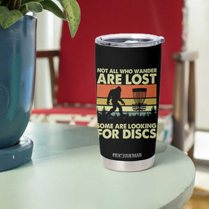 Funny Disc Golf Bigfoot Tumbler Cup Vintage Sasquatch Sports Golfer Dad Frisbee TS10 Print Your Wear