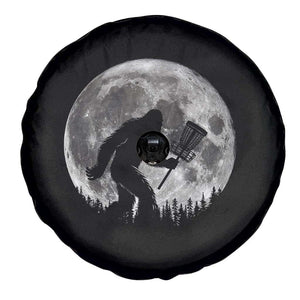 Disc Golf Bigfoot Spare Tire Cover Funny Cool Full Moon & Trees Sasquatch TS10 Print Your Wear