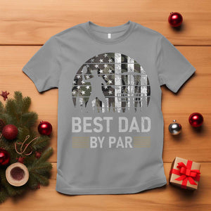 Disc Golf Best Dad By Par T Shirt Funny Sports Golfer Frisbee Camo American Flag TS10 Sport Gray Print Your Wear