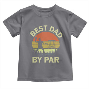 Best Dad By Par Disc Golf Toddler T Shirt American Camouflage FlaG TS10 Charcoal Print Your Wear
