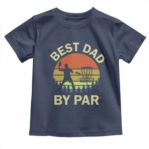 Best Dad By Par Disc Golf Toddler T Shirt American Camouflage FlaG TS10 Navy Print Your Wear