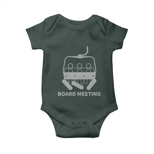Funny Skiing Baby Onesie Snowboard Meeting Gift TS10 Print Your Wear