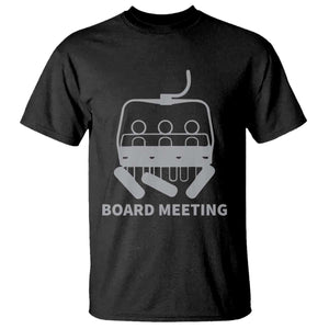 Funny Skiing T Shirt Snowboard Meeting Gift TS10 Black Print Your Wear