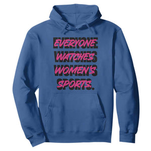 Womens Sports Hoodie Feminist Body Positivity Inclusive Equality TS10 Royal Blue Print Your Wear
